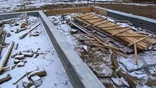 Снял опалубку.