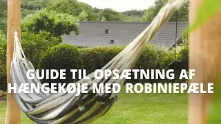 Hængekøje med Robiniepæle - en sikker vinder