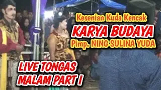 KUDA KENCAK Karya Budaya pimpinan NING SULINA YUDA Live Tongas MALAM part 1