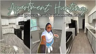Vlog: Apartment Hunting, Mini Grocery Run & Solo Movie Date
