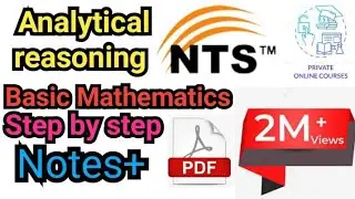 NTS test preparation|| logical reasoning mcqs past repeated #nts #gat #education #test #top #new