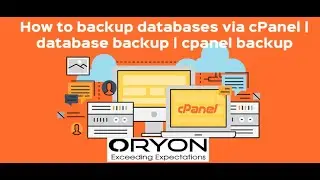 How to backup databases via cPanel | database backup | cpanel backup