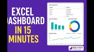 Excel Dashboard Tutorial for Beginners | Build a Sales Dashboard in 15 Minutes