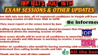 LATEST UPDATE OF JULY 2020 IELTS EXAM | IELTS EXAM | IDP | IDP IELTS BREAKING HEADLINE | LISTENINGS