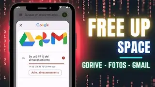 How to Free Up Space on Google (Drive - Photos - Gmail) From the Cell Phone