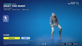 Brand New WHAT YOU WANT Emote + New MIDNIGHT ROSE Bundle!