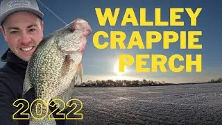 ICE FISHING | BIG CRAPPIES & PERCH | 2022