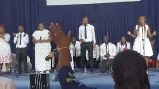 JOSEPH ZULU MINISTERING AT THE WORSHIP CONNECTION.