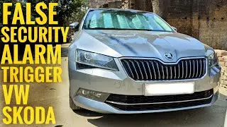 FALSE SECURITY ALARMS VOLKSWAGEN SKODA AUDI SOLVED