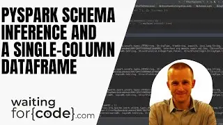 PySpark one-column DataFrame schema inference