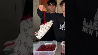 Dobre twins bottle flipping challenge. shoes were at risk😭 @LucasandMarcus