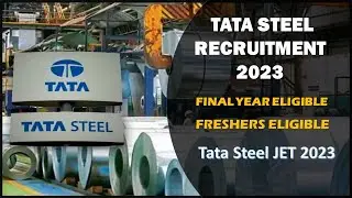 TATA STEEL Junior Engineer Recruitment 2023 | TATA STEEL JET 2023 | Permanent Job | Latest Jobs 2023