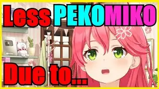 Miko Explains Reasons For Fewer PekoMiko Collab, Asked Fans to Stop Speculating【Hololive | Eng Sub】