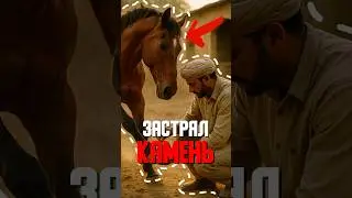 Конь плакал от боли!