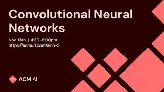 Convolutional Neural Networks