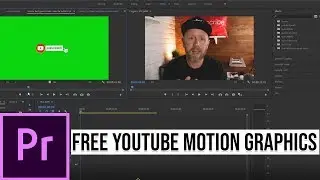 Free Youtube Motion Graphics // Ultra Key Effect // Premiere Pro Tutorial