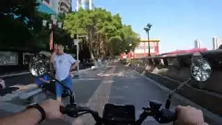 BIKE RIDE SHAMIAN ISLAND TO DONGHU GUANGZHOU (HONDA UBE ELECTRIC BIKE)