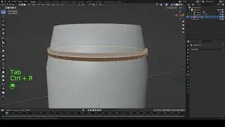 Creating a barrel. Modeling tutorial.