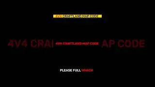 4v4 craftland map code 