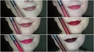 Kat Von D Liquid Lipstick Swatches