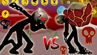 Lava SUPER GIANT vs FINAL BOSS - Huge Gameplay Insane Mode 👍 Stick War:Legacy