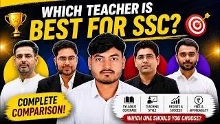 Best Teachers for SSC CGL 2026 | Maths, English, Reasoning, GS & Complete Strategy 🔥