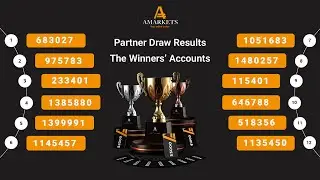 AMarkets runs a $10,000 Raffle Draw for partners! Time to check who is the winner!