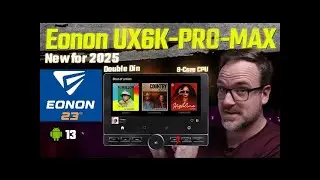 2025 FLAGSHIP Eonon UX6K-Pro-Max Android Car Head Unit - Excellent All-Round Double Din with Carplay