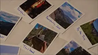 Map and Polaroids