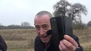 Angry gamekeeper confronts sabs // Easton Harriers, 16.02.19
