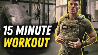 15 Minute Weighted Vest Workout Routine | Full Body