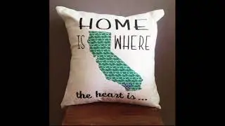 No Sew Pillow Cover!