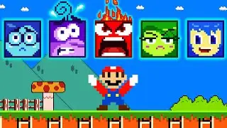 Finish The Pattern? Mario vs Inside Out 2 All Characters Blocks Level Up Maze | Game Animation