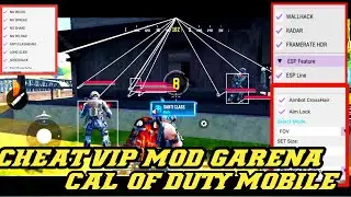 Cheat Codm Garena /Cheat call of duty Garena /No Root/Antiband/Wallhack/Aimbot/Esp/support all divic