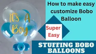 Best balloon idea for baby shower party |How to fill helium balloon gas #heliumballoons