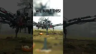 We built a 6 legged giant mech! 