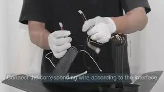 Installation video for Ohniyou ceiling fan model GLX067-56BG