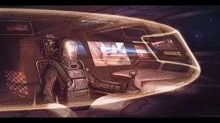 Digital Illustration Process : Sci fi Cockpit