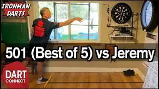 501 (Best of 5) vs Jeremy on Ironman Darts
