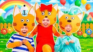 THREE CATS APPEARED IN REAL LIFE