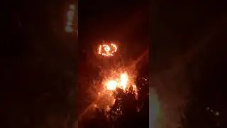 Москва. День города. Салют на ВДНХ (ВВЦ).