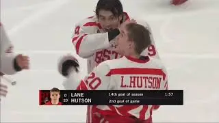 Lane Hutson 2 goals including OT winner; 2023 Hockey East Finals