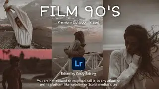 Film 90's Preset - Movie Look Preset | Retro Lightroom | Retro Movie | Free Lightroom Presets
