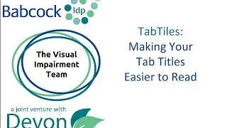 Tabtiles- Making Your Tab Titles Easier To Read
