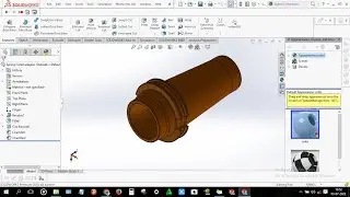 How to design Spring Collet adapter in solidworks