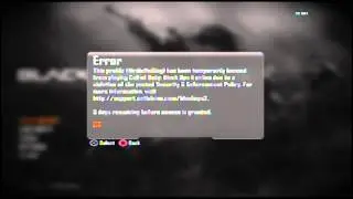 Call Of Duty - Black Ops II Ban - Glitching/Modding/Hacking