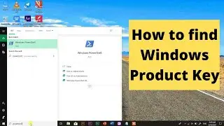 How to find windows 10 product key of your system? 2022 method