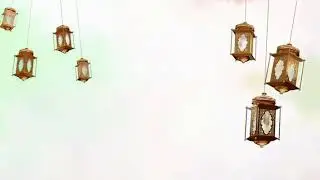 Islamic ink animation green screen
