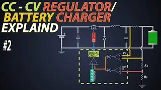 CCCV Battery Charging algorithm | Li-ion cell charger #2 | How does a Li-ion Battery Charger work?