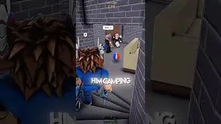 BEATING CAMPING MM2 TEAMERS! 😳 #robloxedit #shorts #mm2